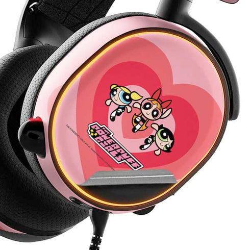 Cartoon Network Powerpuff Girls Hearts SteelSeries Arctis 3 Skin